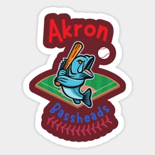 Akron bassheads Sticker